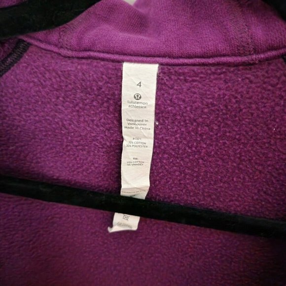 Lululemon Sweater Hoodie Jacket Womens Size 4 - Picture 4 of 5